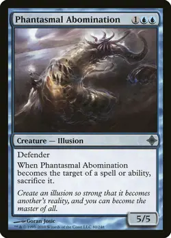 1x Phantasmal Abomination - NM English MTG - Rise of the Eldrazi - Image 1
