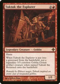 1x Tuktuk The Explorer - NM English MTG - Rise of the Eldrazi - Image 1