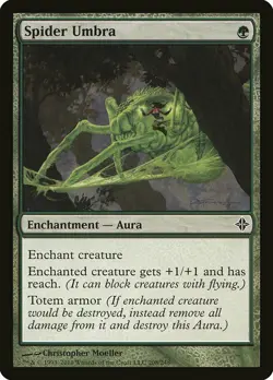 1x Spider Umbra - NM English MTG - Rise of the Eldrazi - Image 1