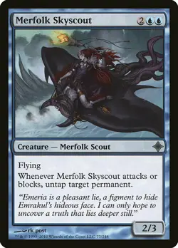 1x Merfolk Skyscout - NM English MTG - Rise of the Eldrazi - Image 1