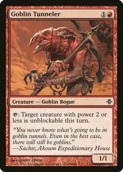 1x Goblin Tunneler - NM English MTG - Rise of the Eldrazi - Image 1
