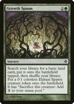1x Growth Spasm - NM English MTG - Rise of the Eldrazi - Image 1