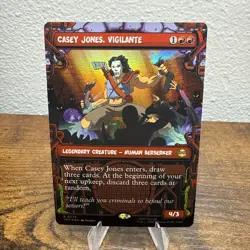 Casey Jones, Vigilante (0235) (Showcase) - 235 - Foil - TMT - NM - MTG - Image 1