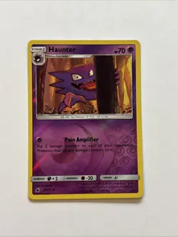 Haunter 37/111 Rev Reverse Holo Crimson Invasion Sun & Moon SM Pokemon NM - Image 1