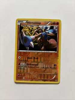 Hitmontop 49/111 Rev Reverse Holo XY Furious Fists Pokemon NM - Image 1
