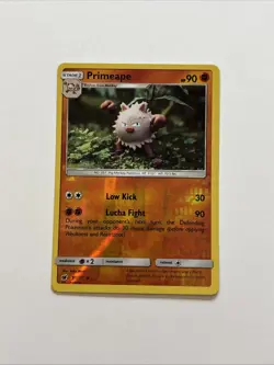 Primeape 51/111 Rev Reverse Holo Crimson Invasion Sun & Moon SM Pokemon NM - Image 1
