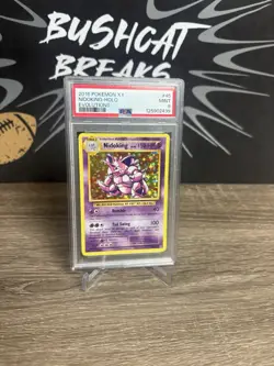 2016 pokemon XY Nidoking-Holo Evolutions Rare Psa9 #45 - Image 1