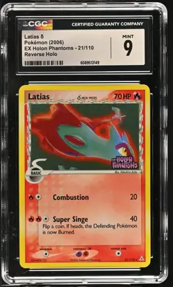 CGC 9 MINT Latias EX Holon Phantoms 21/110 Reverse Holo Stamped Pokemon Card - Image 1
