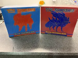 Pokemon TCG Sword and Shield Base 2 Elite Trainer Boxes ETB Art Set New Sealed 820650104459 - Image 1