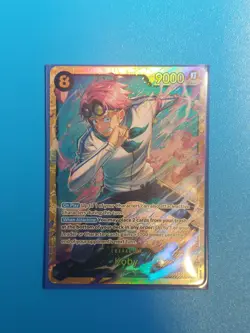 One Piece Koby OP11-119 A Fist of Divine Speed Secret Rare Full Art NM - Image 1