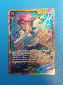 One Piece Koby OP11-119 A Fist of Divine Speed Secret Rare Full Art NM - Image 2