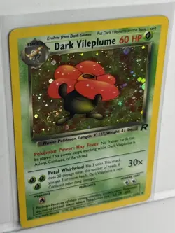 Pokemon Dark Vileplume Pokemon Card Team Rocket 13/82 Holo 1999-2000 - Image 4