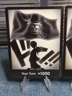 DON!! One Piece Card Game Silhouette DON!! Promo Lot Luffy & Ace (3 Cards) - Image 2