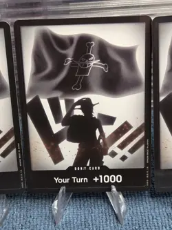 DON!! One Piece Card Game Silhouette DON!! Promo Lot Luffy & Ace (3 Cards) - Image 3