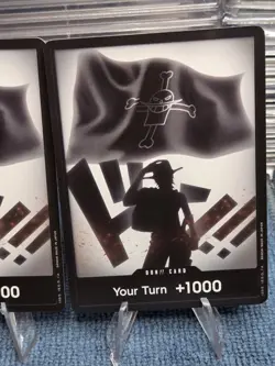 DON!! One Piece Card Game Silhouette DON!! Promo Lot Luffy & Ace (3 Cards) - Image 4