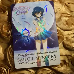 MERCURY Sailor Moon CRYSTAL MOON edition Goddess Beauty Anime Foil Girl Card - Image 1