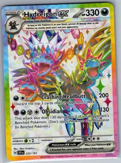 Hydreigon ex 223/191 SV08: Surging Sparks - Pokemon Card - NM - Image 1