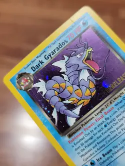 Dark Gyarados 8/82 Holo Team Rocket Prerelease Promo Pokemon Card - PL* - Image 2