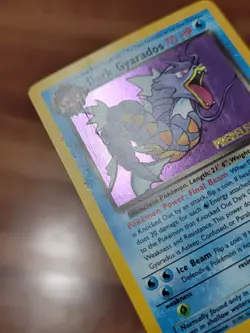 Dark Gyarados 8/82 Holo Team Rocket Prerelease Promo Pokemon Card - PL* - Image 4
