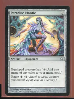 Paradise Mantle Uncommon LP/Pl 5th Fifth Dawn Magic the Gathering MTG - Image 1