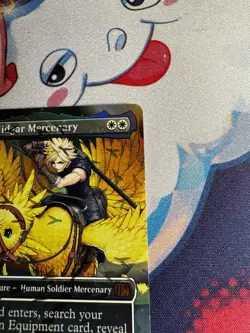 Cloud, Midgard Mercenary #564 Chocobo Track FOIL Final Fantasy MTG NM/M - Image 3