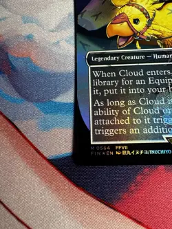 Cloud, Midgard Mercenary #564 Chocobo Track FOIL Final Fantasy MTG NM/M - Image 5