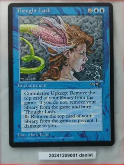 MTG Thought Lash Alliances Rare Magic The Gathering LP - Image 1