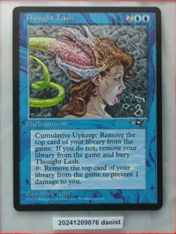 MTG Thought Lash Alliances Rare Magic The Gathering LP - Image 1
