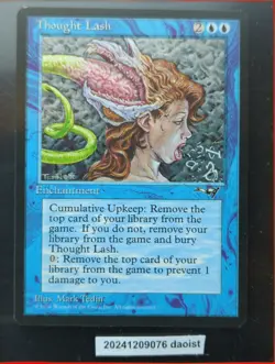 MTG Thought Lash Alliances Rare Magic The Gathering LP - Image 3
