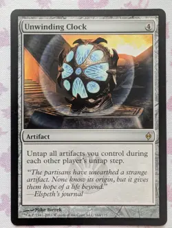Unwinding Clock - NM/LP - New Phyrexia - MTG - Image 1