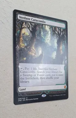 MtG - Verdant Catacombs x1 - Zendikar Rising Expeditions -Rare Staple Fetch Land - Image 2