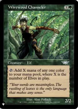 Wirewood Channeler 144/145 LIST The List Reprints NM - Image 1