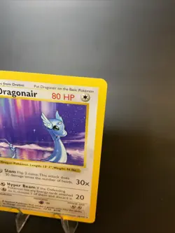 Dragonair 18/102 Base Set (Shadowless)Non Holo LP Vintage Pokemon Card WOTC 1999 - Image 3