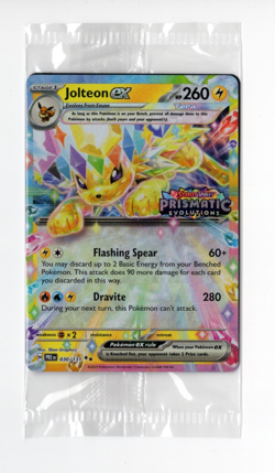 Jolteon ex 030/131 Prismatic Evolutions Stamped Promo Sealed Pokemon NM - Image 1