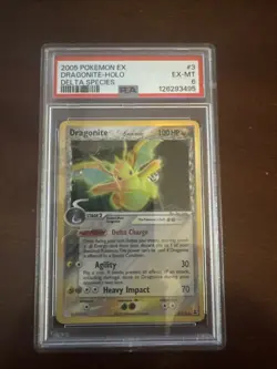 2005 POKEMON EX DELTA SPECIES #3 DRAGONITE-HOLO DELTA SPECIES - Image 4