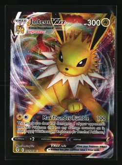 Pokemon JOLTEON VMAX 051/203 Full Art Ultra Rare (Evolving Skies) NM/Near Mint - Image 1