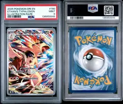 2025 POKEMON DRI EN #190 ETHAN'S TYPHLOSION ILLUSTRATION RARE PSA 9 - Image 3