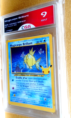 Pokemon carte Magicarpe Brillant 66/64 Celebrations 25 ans -(2000) gradee Mint - Image 2