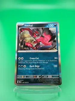 Yveltal 118/182 Holo Rare Pokemon Paradox Rift NM - Image 1