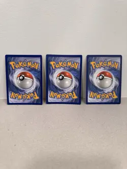 2016 Pokemon XY Evolutions Machop Machoke & Machamp Reverse Holo Bundle - MINT - Image 2