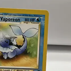 2000 Pokemon Neo Destiny UNLIMITED Light Vaporeon 52/105 Uncommon + Dark Wartort - Image 3