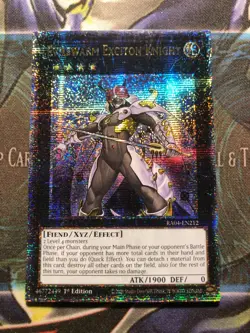 *** EVILSWARM EXCITON KNIGHT *** QUARTER CENTURY SECRET RARE RA04-EN212 YUGIOH! - Image 1