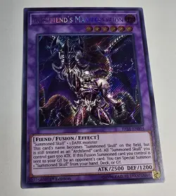 Archfiend's Manifestation FIGA-EN034 1st Edition Secret Rare Yugioh TCG NM/M - Image 1
