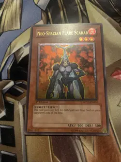 Yugioh Neo-spacian Flare Scarab 1st Edition Ultimate Rare Potd-en004 - Image 1