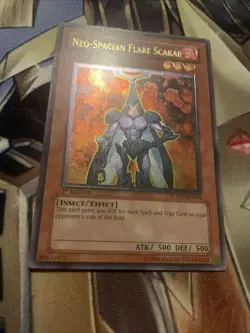 Yugioh Neo-spacian Flare Scarab 1st Edition Ultimate Rare Potd-en004 - Image 3
