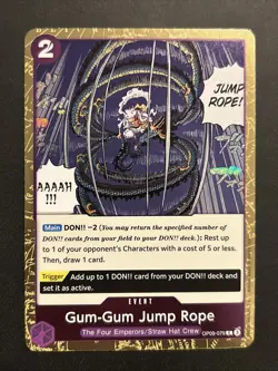 One Piece Premium Booster 02 (ENG) - Gum-Gum Jump Rope - Pirate Foil - OP09-079 - Image 1