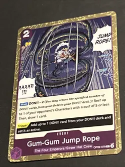 One Piece Premium Booster 02 (ENG) - Gum-Gum Jump Rope - Pirate Foil - OP09-079 - Image 3