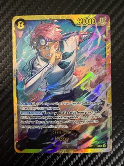Koby (OP11-119) A Fist of Divine Speed Secret Rare Full Art Foil Character - Image 1