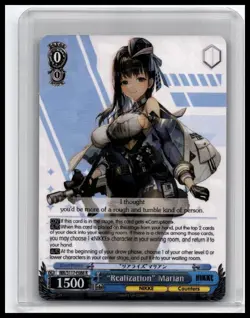 Weiss Schwarz Goddess Of Victory Nikke "Realization" Marian NIK/S117-E088 R - Image 1