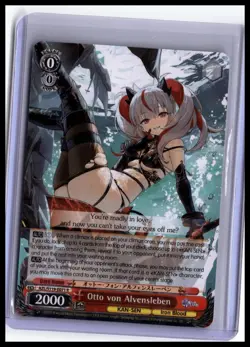 Weiss Schwarz - Azur Lane Vol. 2 (English) Otto von Alvensleben - Image 1